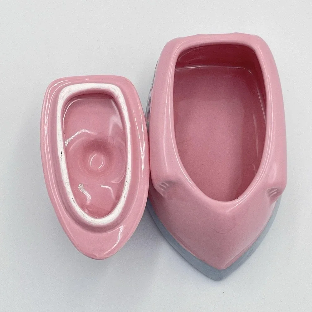 Fitz And Floyd 50's Kitchen Omnibus Pink Iron Sugar Bowl 1994 Rare - Picture 5 of 6